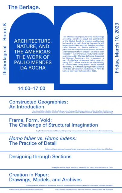 Guy Nordenson contributes to symposium “Architecture, nature, and the Americas: The Work of Paulo Mendes da Rocha”
